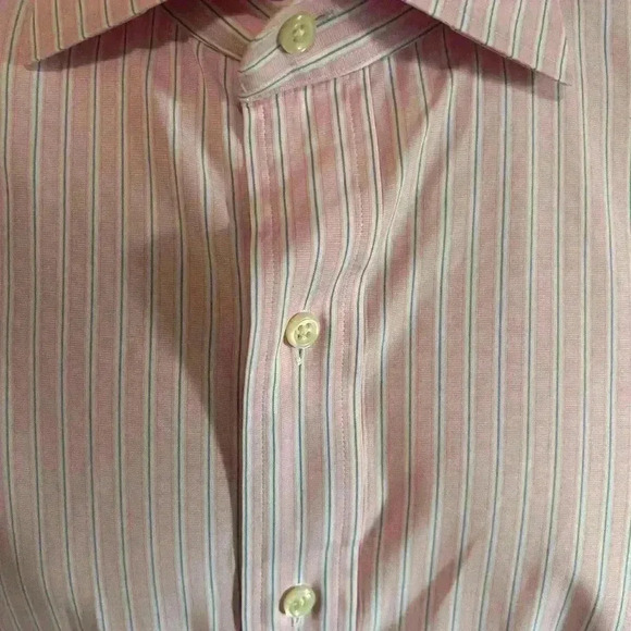 Polo by Ralph Lauren Men’s Regent Classic Fit Dress Shirt. 16 1/2”. Preowned. - Picture 3 of 4